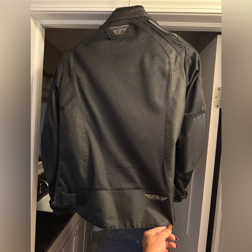 Fly Racing Women's Black Motorcycle Jacket - Picture 3 of 3